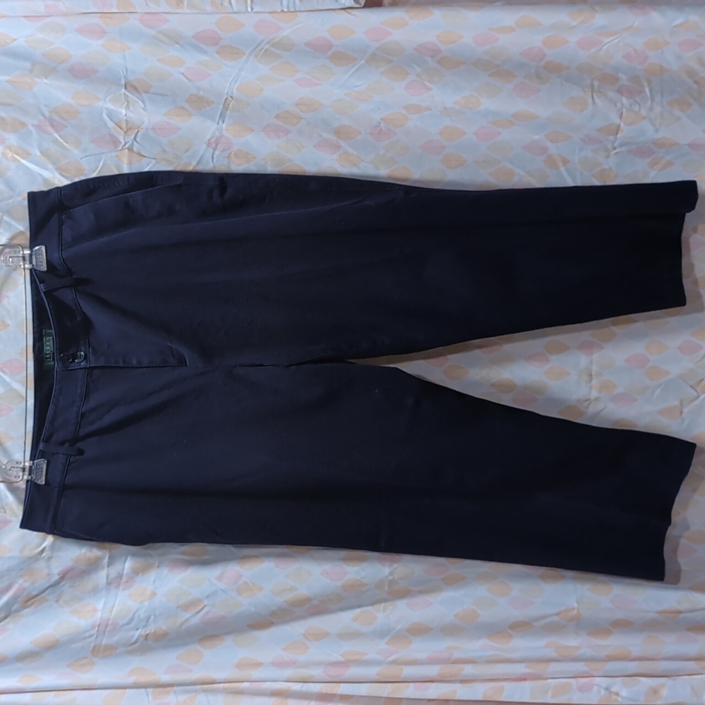 Lauren Ralph Lauren Navy Chinos 16W